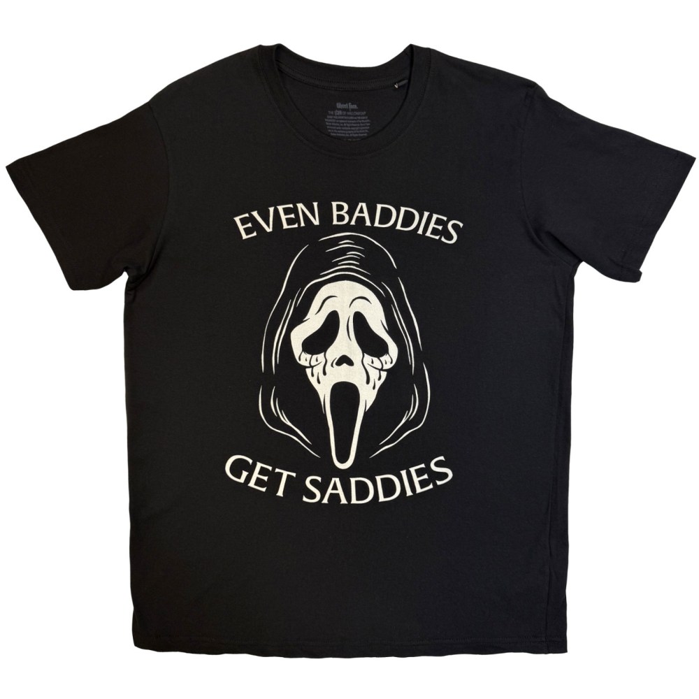 Scream Ghostface - Even Baddies Get Saddies Herren TShirt - Schwarz
